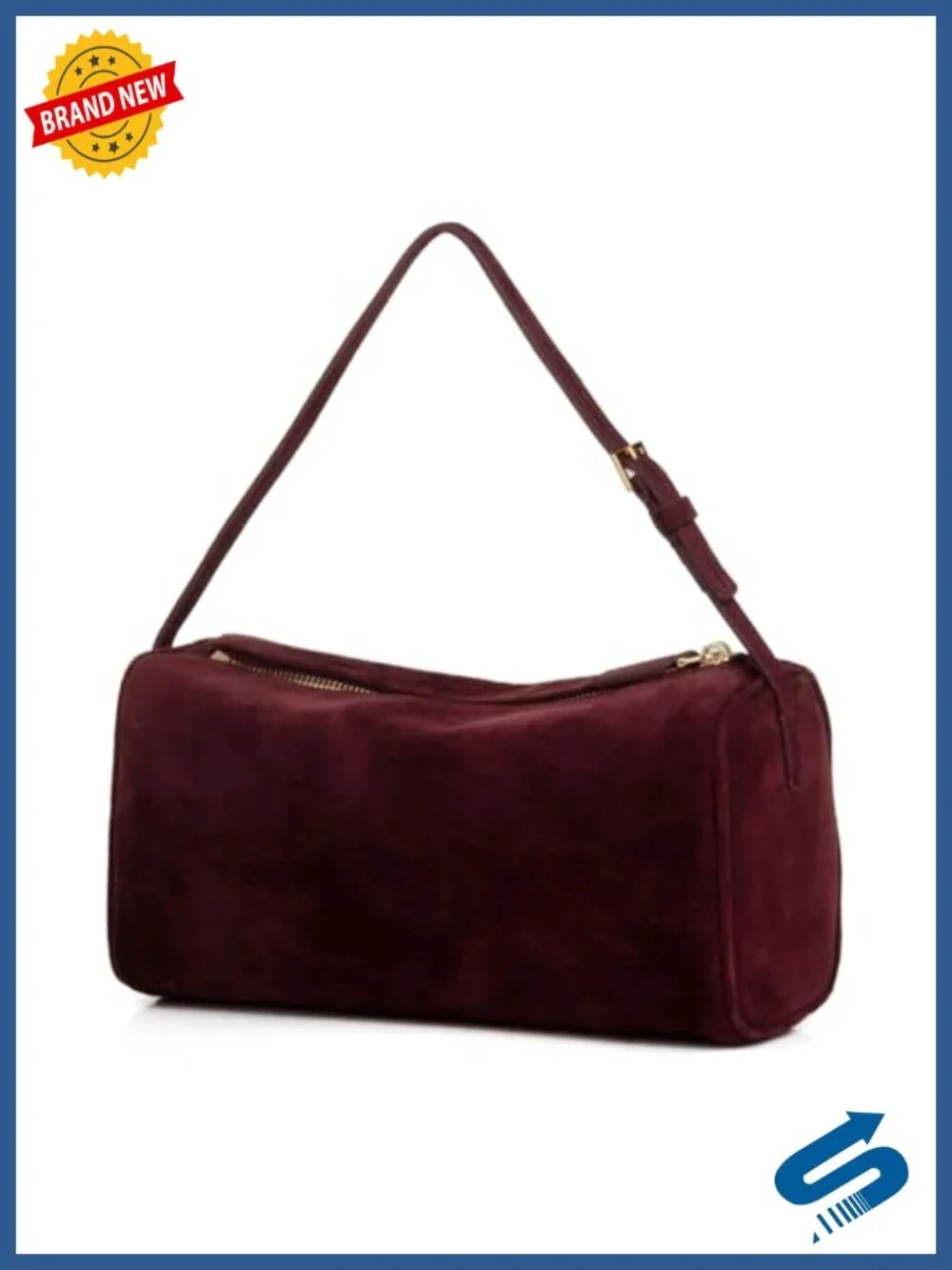 Suede Leather Hobo Crossbody Bag for Women with Adjustable Strap